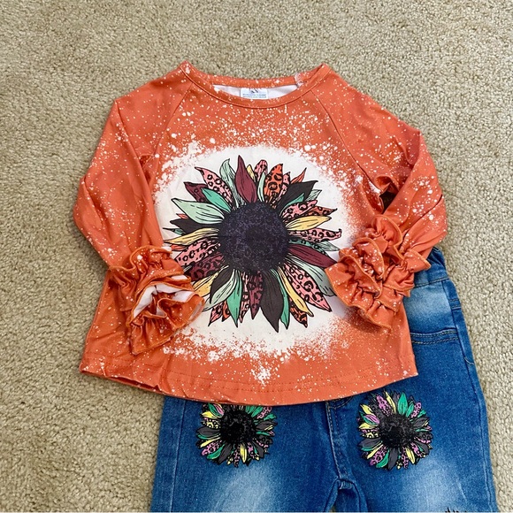 NWOT Sunflower Outfit Set - Picture 3 of 7